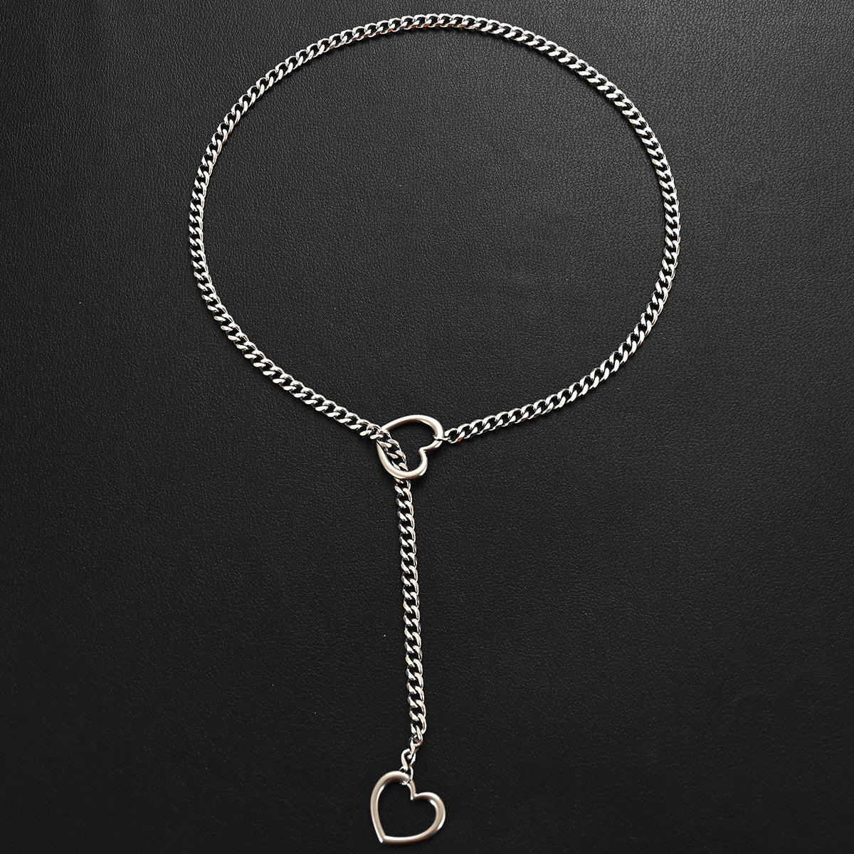 Cuban Adjustable Heart Shaped Necklace b0f15dd4 9aa1 4c1b 9e5c 94b3d8b62fd2