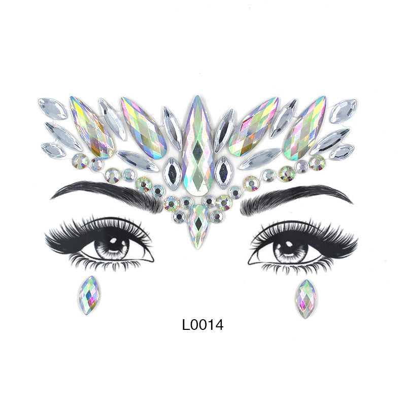Women's Fashion Party Decoration Face Stickers b13148a4 1f67 4424 b293 d05f0cd84311