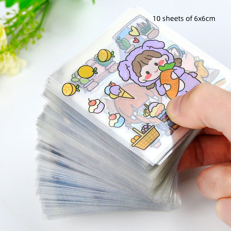 100 Non-duplicate PET Journal Stickers - HD Wireless Product #12