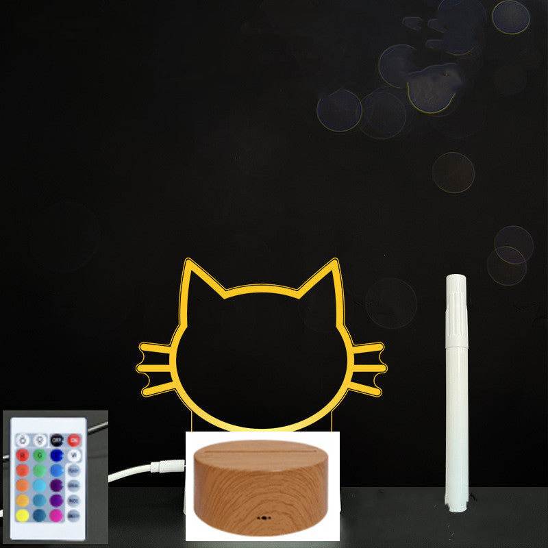 3D Acrylic Board Handwriting Message Board LED Light - HD Wireless Product #92
