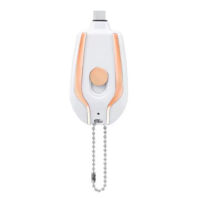1500mAh Mini Power Emergency Pod Keychain Charger With Type-C Ultra-Compact Mini Battery Pack Fast Charging Backup Power Bank - 图片 17