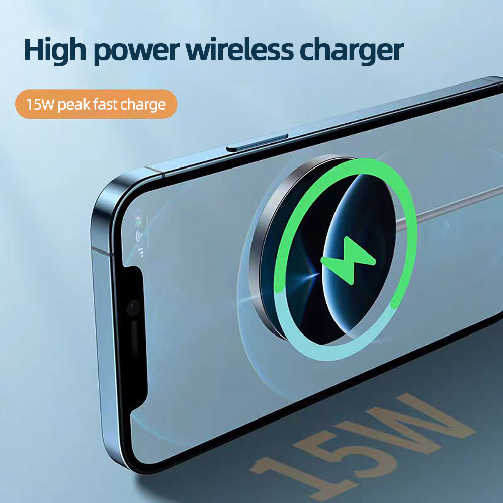 Qi2 Wireless Charger 15W Magnetic Wireless Fast Charging Is Suitable For 12-16PG Mobile Phone Models. Support Temu Us