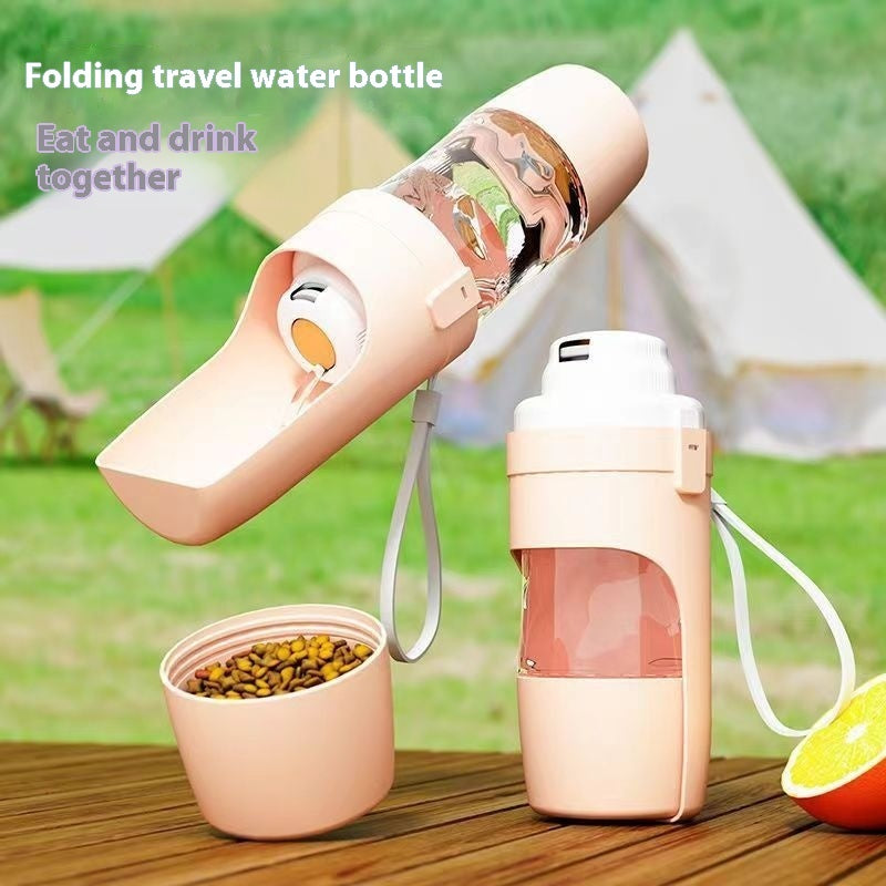 2 In 1 Travel Dog Water Bottle Pet Water Dispenser Feeder Drinking Feeder Dog Outing Water Feeder Pets Outdoor Portable Cup Pet Products - HD Wireless Product #8