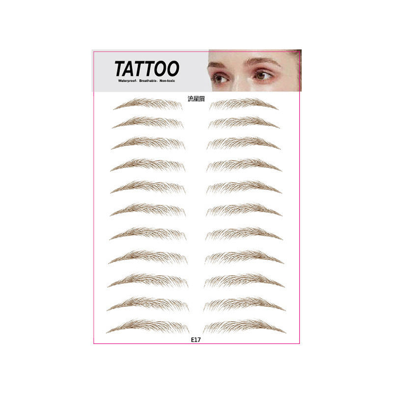 3D Waterproof Semi-permanent Eyebrow Stencil Stickers - HD Wireless Product #16