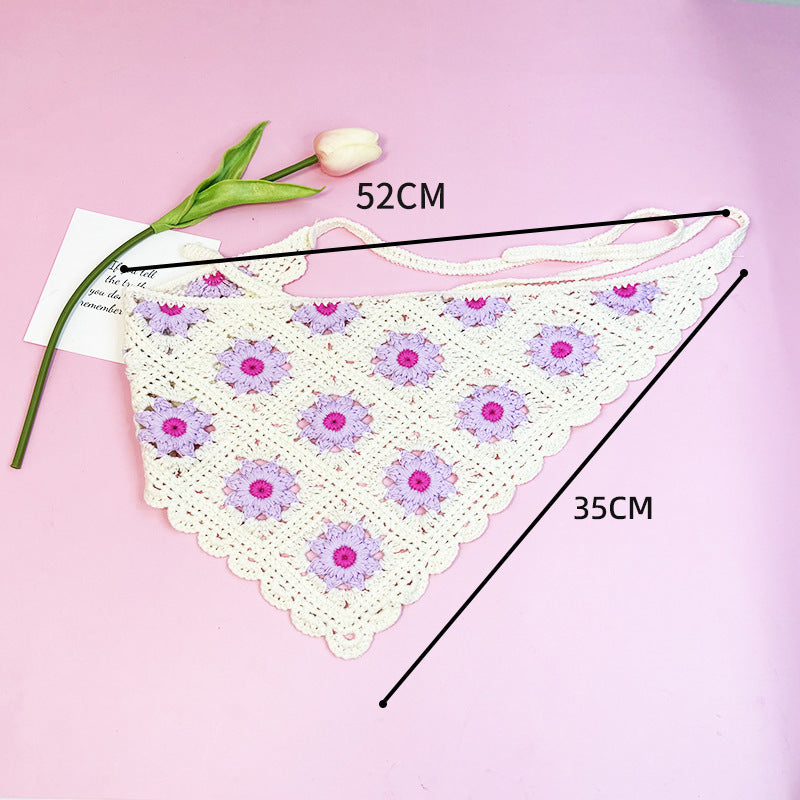 All-matching Triangular Binder Knitted Hair Band b40d1d68 cef0 4d4d a000 e632d9f13375