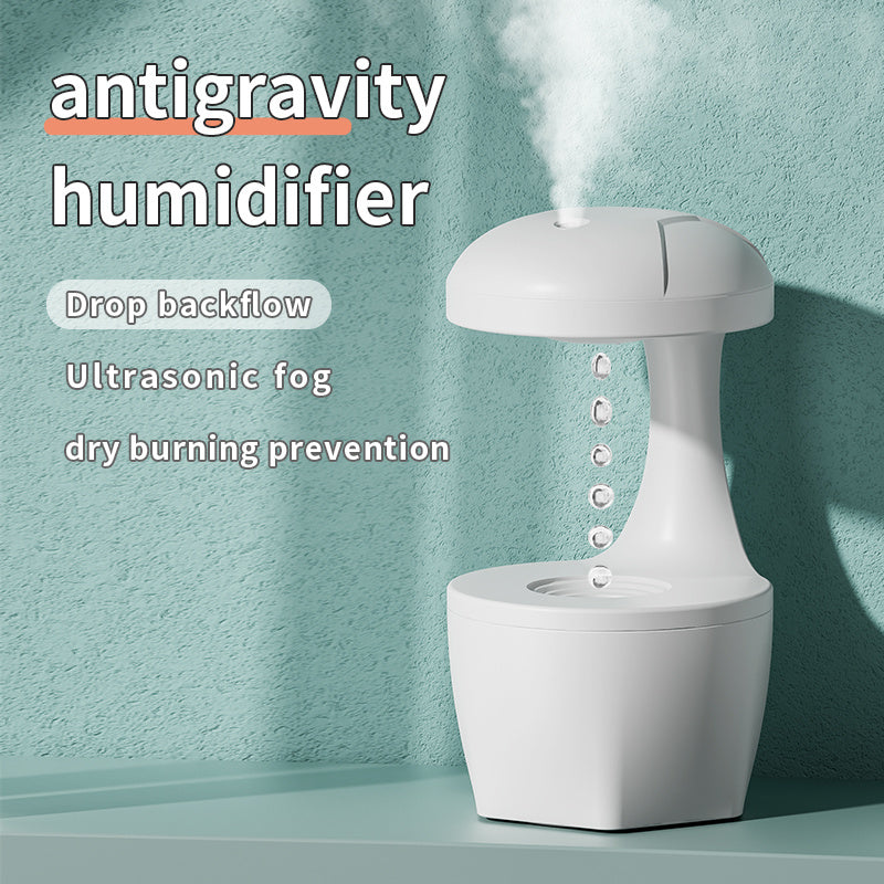 New Arrival Portable 800ml H2o Anti Gravity Usb Air Water Droplet Cool Mist Smooth Sailing Aromatherapy Humidifier For Bedroo