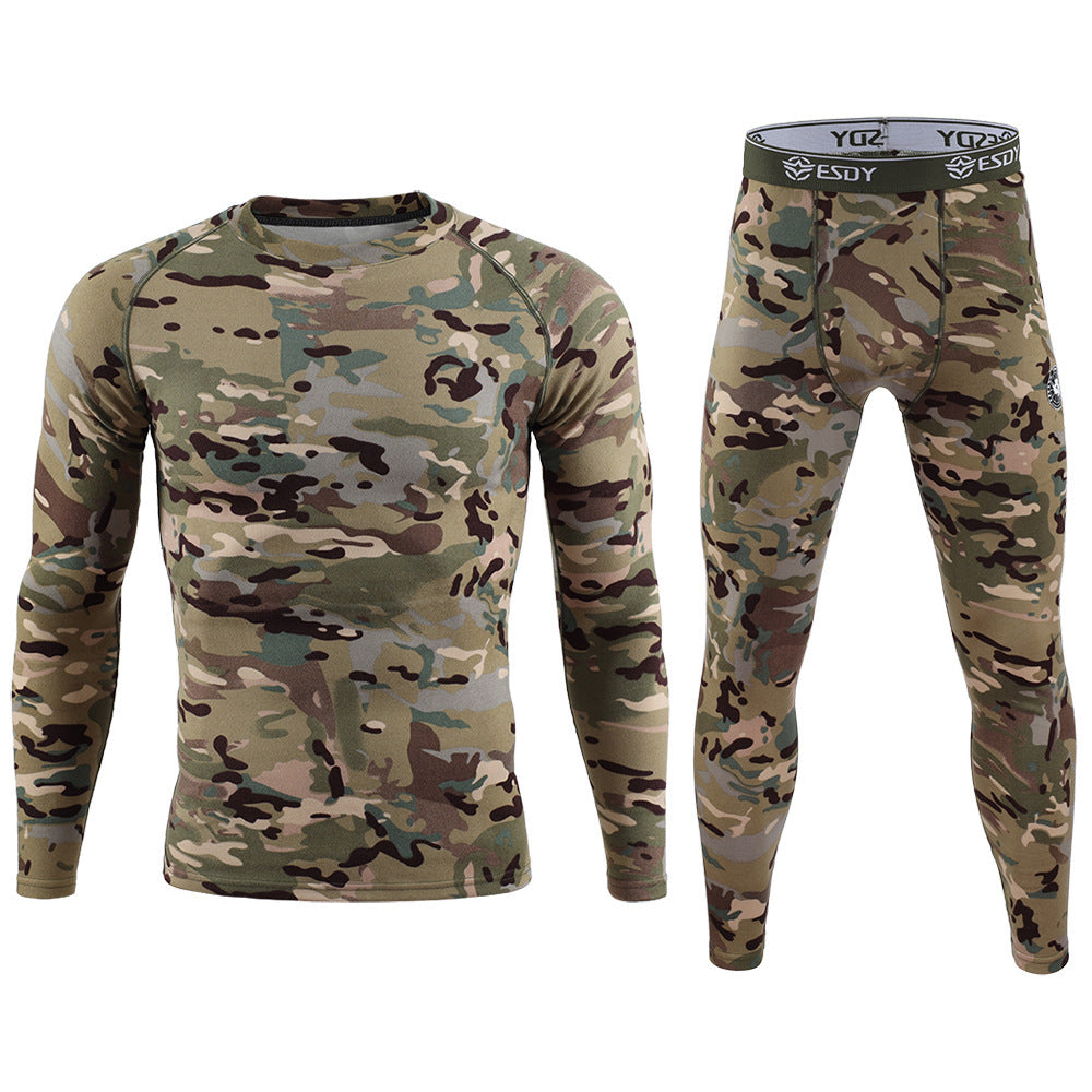 ESDY Men's Exercise Camouflage Dralon Thermal Underwear Suit b4569ff3 7aa6 4978 ac9c 7c416a9054bc