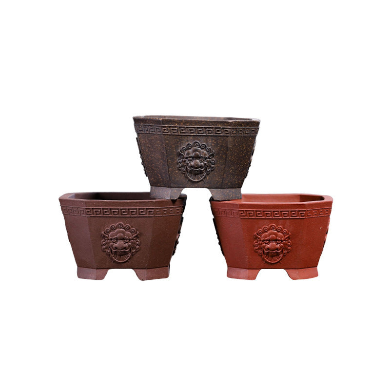 Yixing Purple Sand Small Flower Pot Stoneware Breathable b467dc42 653c 445d a915 1457c5ed8f5c