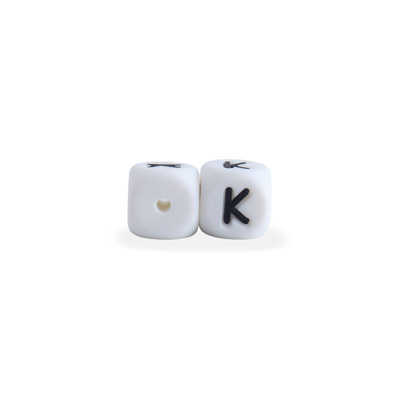 12mm Baby Products 26 Silicone English Alphabet Beads Teeth Accessories - HD Wireless Product #16