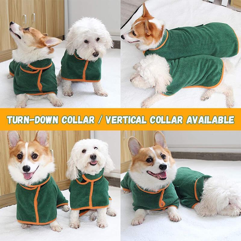 Absorbent Pet Bathrobe With Waist-wrapped Microfiber b510d564 50cc 4a30 8fb5 a4d2d0cf68d8