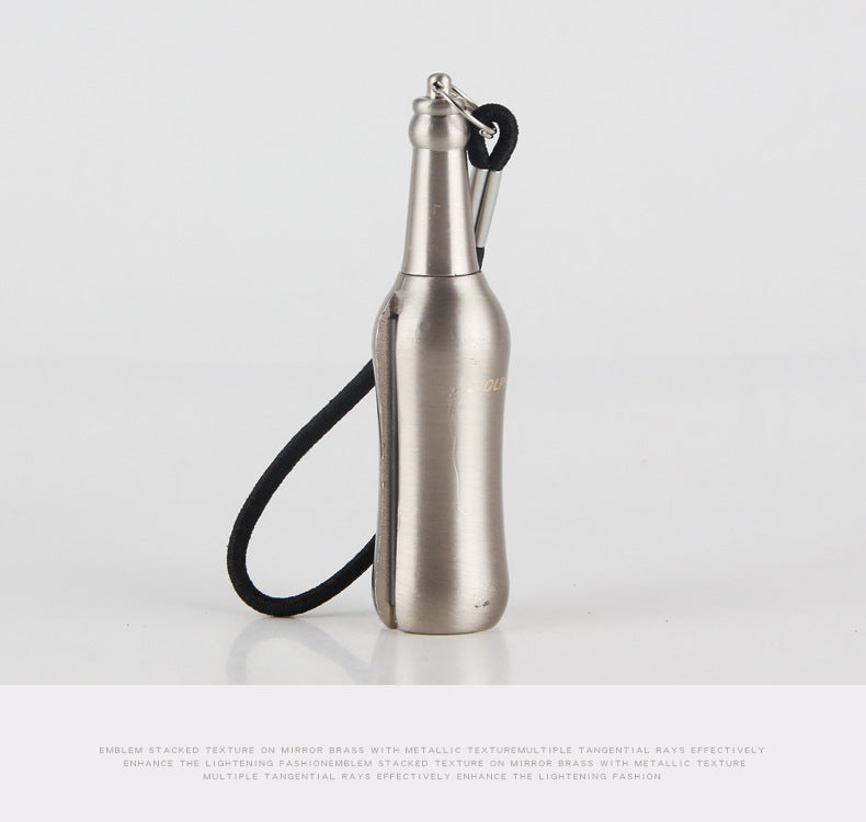 Creative Metal Keychain Lighter Wild Fire Ten Thousand Times Use Kerosene Lighters Gifts For Men b51e58b6 4641 4258 b3cc 4847