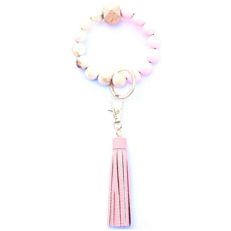 Creative Wooden Bead Bracelet Keychain b54f7cd7 7d7e 4fc2 ad93 e75a6a27a1a1