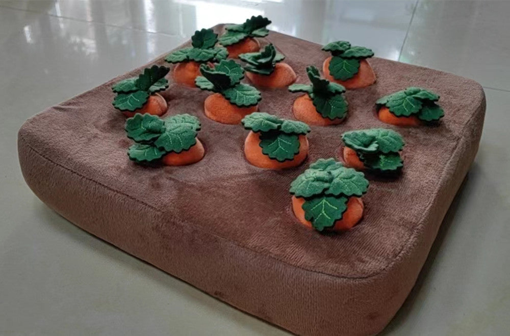 Pet Dog Toys Carrot Plush Toy Vegetable Chew Toy For Dogs Snuffle Mat For Dogs Cats Durable Chew Puppy Toy Dogs Accessories b