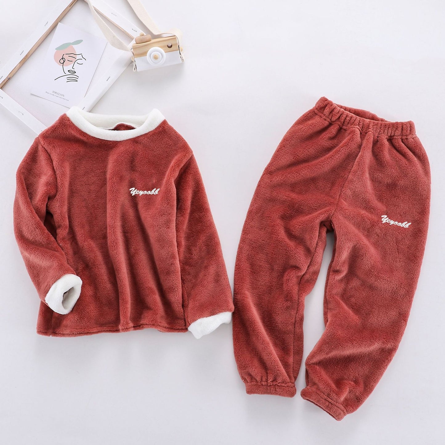 Children's Suits Autumn And Winter Velvet Men And Women b65c23f5 59d1 4b80 bebb 98eca2345bd9