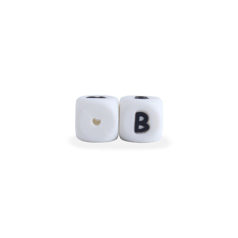 12mm Baby Products 26 Silicone English Alphabet Beads Teeth Accessories - HD Wireless Product #7