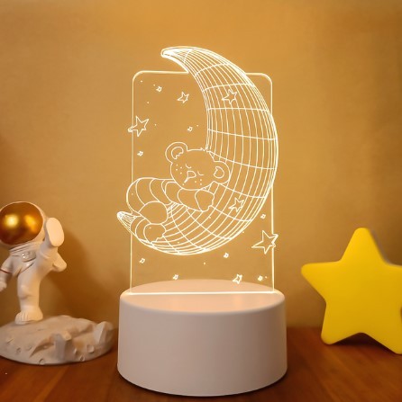 3D Lights Colorful Touch Remote Control LED Visual Lights - HD Wireless Product #7