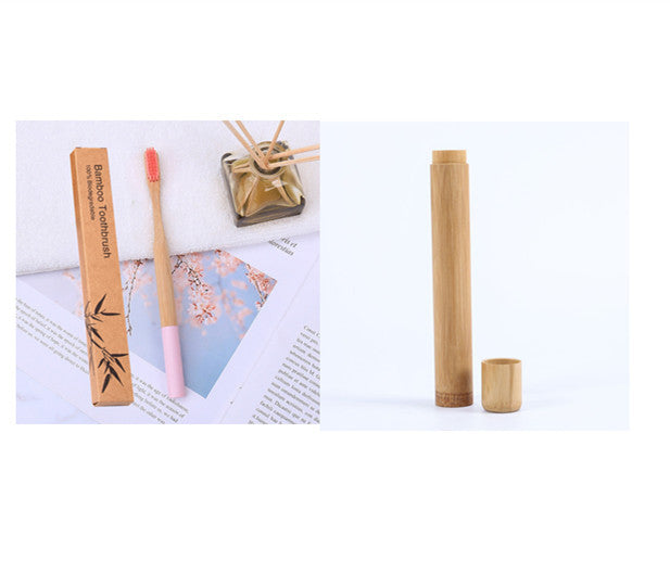 Natural bamboo handle round bamboo toothbrush b7828b25 a111 4953 b5e5 afb2bb2454c6
