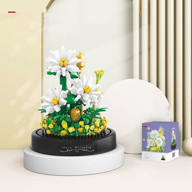 Small Particle Assembly Rose Decoration Toys b8f27567 6424 4ee1 9339 be7a288dd730
