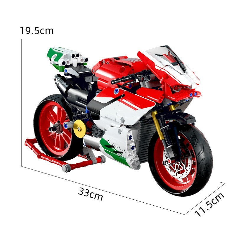 Tabletop Decoration Assembly Building Blocks Model Boy Toy Motorcycle b99ecc11 f1a2 46e5 9e07 204a75d4d3d4