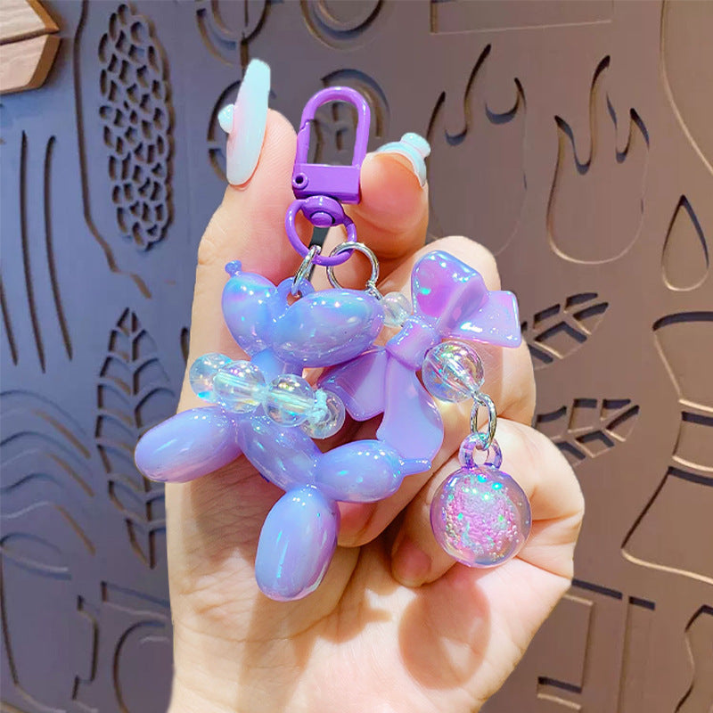 Cartoon Mobile Phone Charm Beaded Bubble Puppy Key Chain b9bdc59a 64fd 463f 9169 3930677c27a1