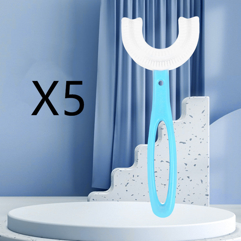 Children's U-shaped Food Grade Soft Rubber Toothbrush ba00a65b dd9b 4eae a3a5 f62ce0ee7fc4