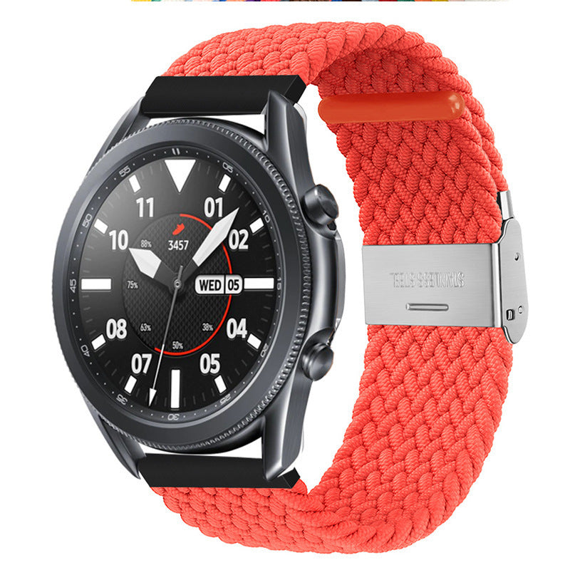 Simple Solid Color Buckle Woven Nylon Watchband ba24ab6a 95df 46a7 9a71 30d1bcc84b7c