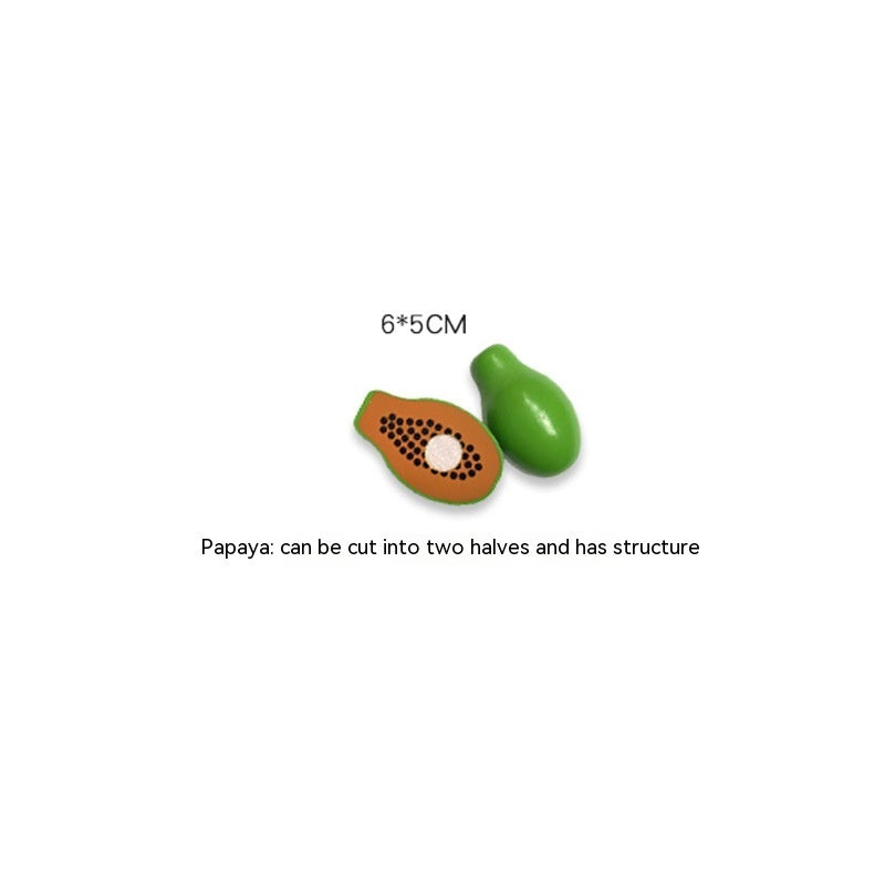 Wooden Vegetable Magnetic Children's Play House Cut Fruit Toys ba35805e 0cd6 451e be44 923e87b5433f trans