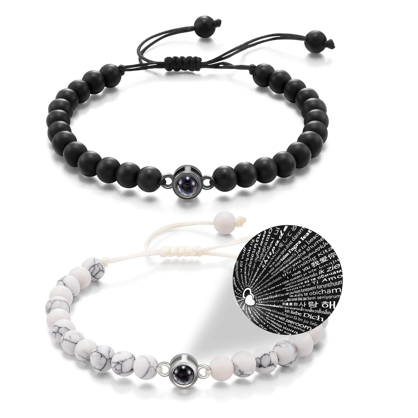100 Languages Projection Bracelet Frosted - HD Wireless Product #2