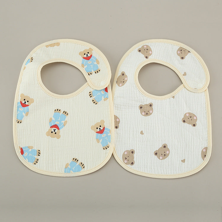 Thin Kids' Bib Pure Cotton Waterproof Gauze Saliva Towel ba9b5e1b 9686 4e14 aa1c a33b77232a6d
