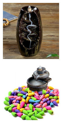Multi-layers Ceramic Back flow Incense Burner bb144049 41d8 445d b5e1 264e2525fbfe
