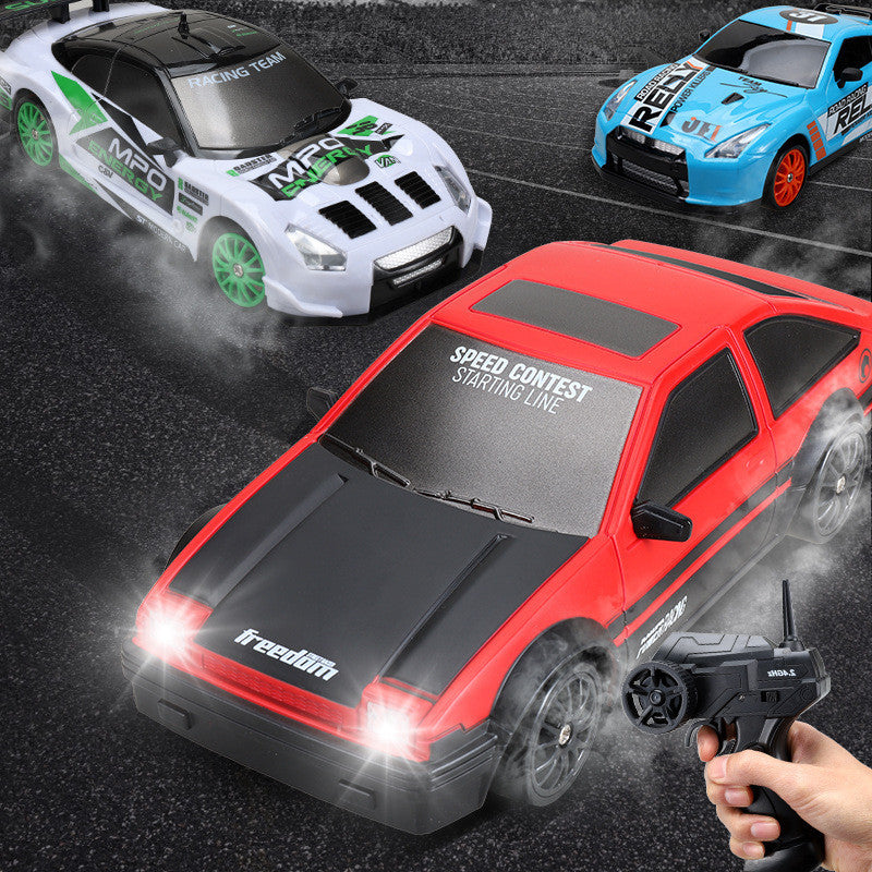 2.4G Drift Rc Car 4WD RC Drift Car Toy Remote Control GTR Model AE86 Vehicle Car RC Racing Car Toy For Children Christmas Gifts - HD Wireless Product #1