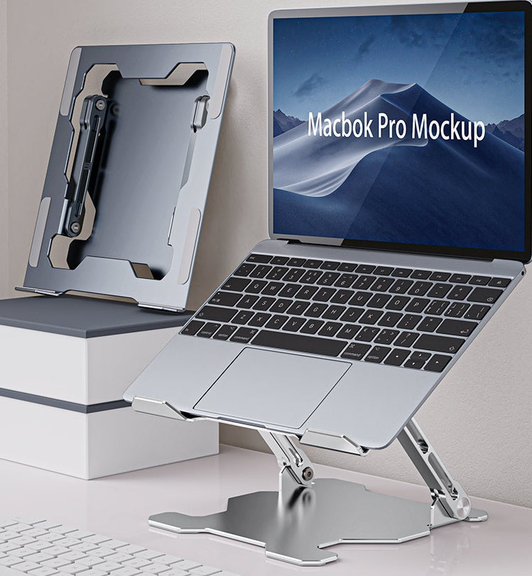 Adjustable Laptop Stand Portable Computer Stand Aluminum Alloy Laptop Riser Compatible Laptop Stand Holder - 图片 7