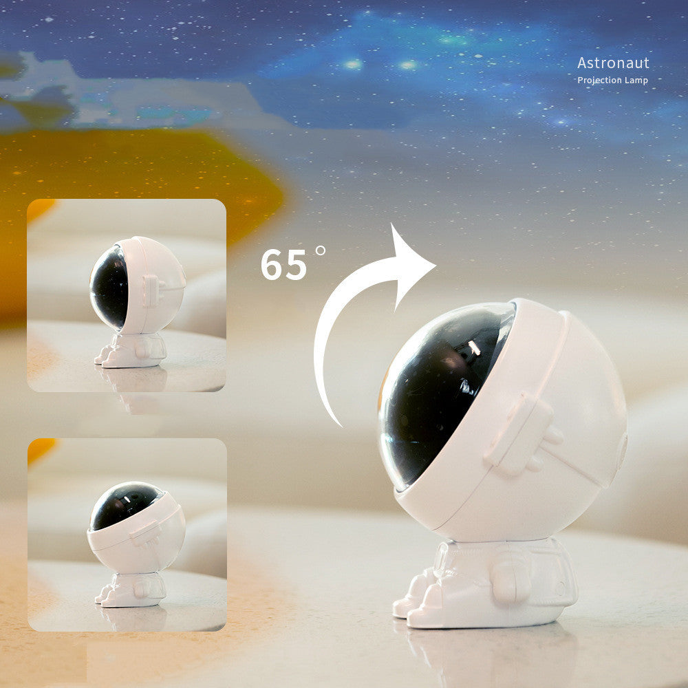 Galaxy Star Projector Starry Sky Night Light Astronaut Lamp Room Decr Gift Child Kids Baby Christmas Spaceman Projection bce8