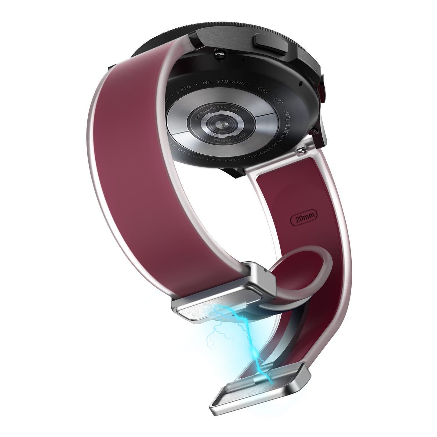 Universal Folding Magnetic Buckle Transparent Silicone Strap bcf4b746 13fb 4f14 b602 292a2b5f89f5