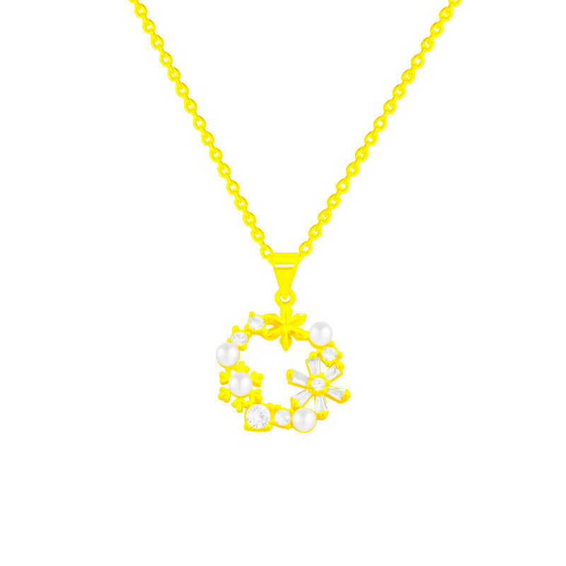 Student Sweet Bear Necklace Girl's High-grade Super Shiny bdda660e 32e7 4e17 935d 6c67c1dd28fb