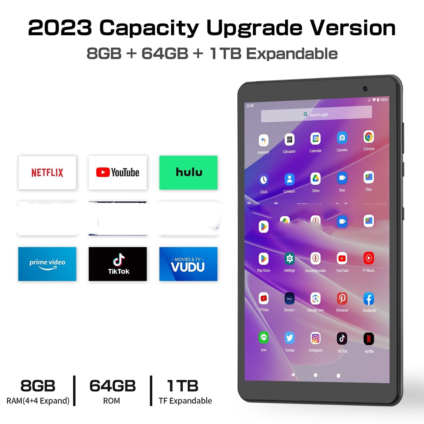 8-inch Eight-core Tablet PC Android 13 System 64g Large Capacity - 图片 3
