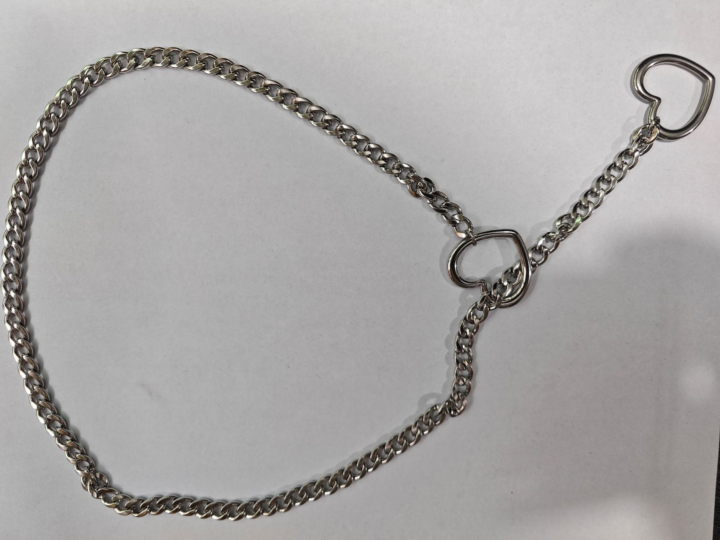 Cuban Adjustable Heart Shaped Necklace be8d8aa0 ba54 4984 8a3d 2659a0237e8c