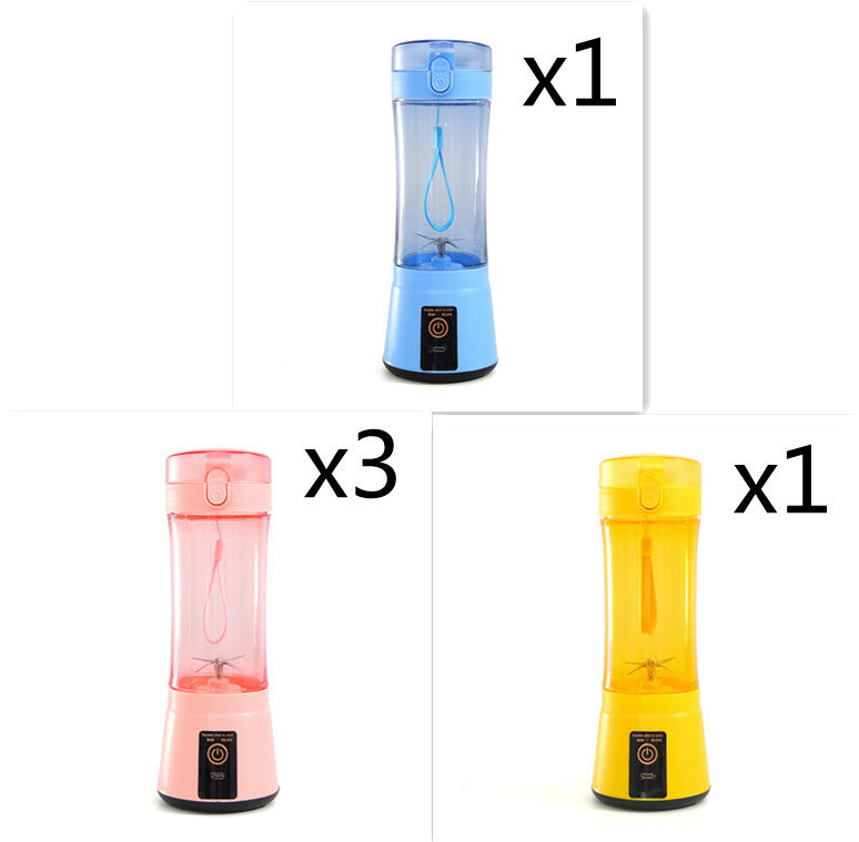 Portable Electric Fruit Juicer Wireless USB Rechargeable Mini Mixer Multifunction Summer Smoothie Blender Machine Kitchen Sup