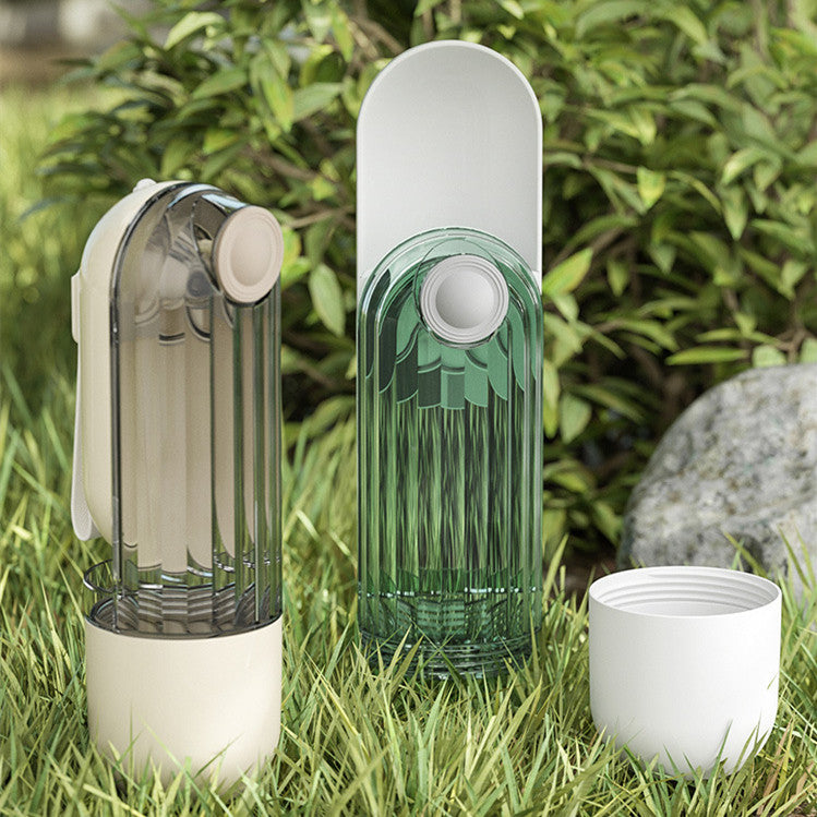 2 In 1 Pet Water Cup Segment Design Green Dog Walking Portable Drinking Cup Dog Feeding Supplies Pet Supplies Dog Walking Water Feeder Pets Products - HD Wireless Product #4