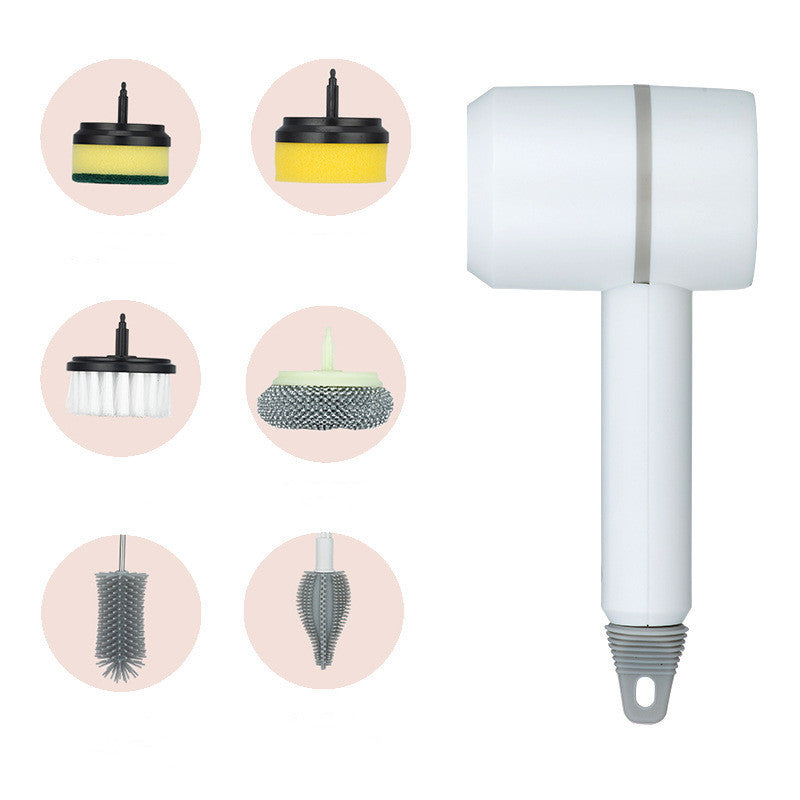 Electric Cleaning Brush Dishwashing Brush Automatic Wireless USB Rechargeable Professional Kitchen Bathtub Tile Cleaning Brus