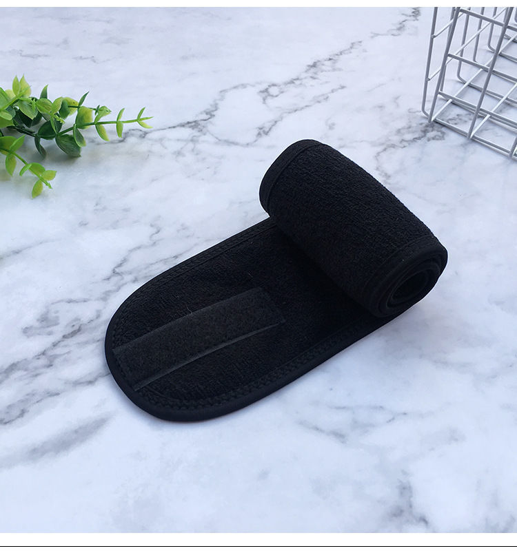 Hook & Loop Band Face Washing Female Yoga Headband Internet Celebrity Makeup Mask Headband Beauty Salon Hair Towel bf45ed9e b