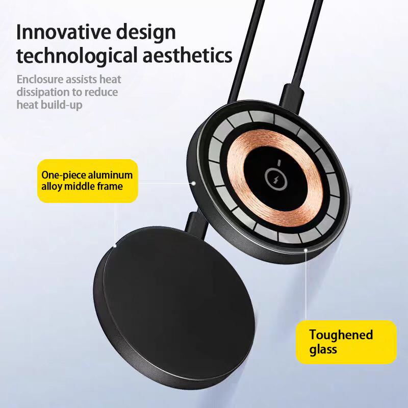 Qi2 Wireless Charger 15W Magnetic Wireless Fast Charging Is Suitable For 12-16PG Mobile Phone Models. Support Temu Us bf6a25a