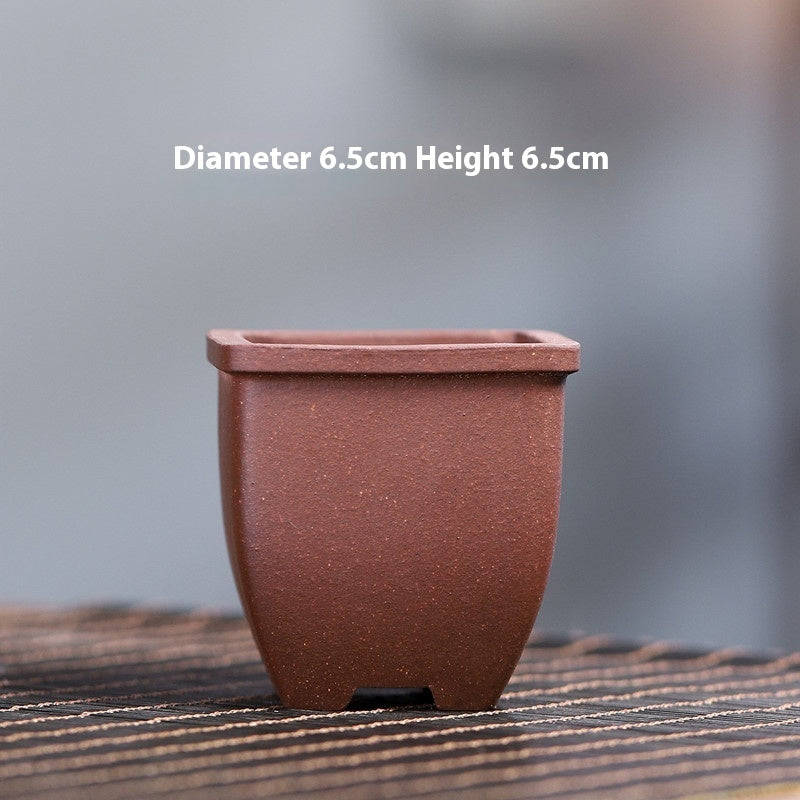 Yixing Purple Sand Small Flower Pot Stoneware Breathable bf7a96d9 8199 49c8 ab57 cff12c11eeb5
