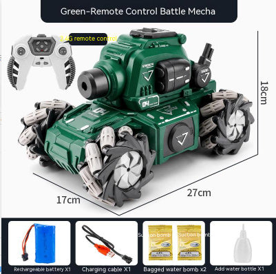 24g Remote Control Tank Children's Lighting Water Bomb Toys - HD Wireless Product #15