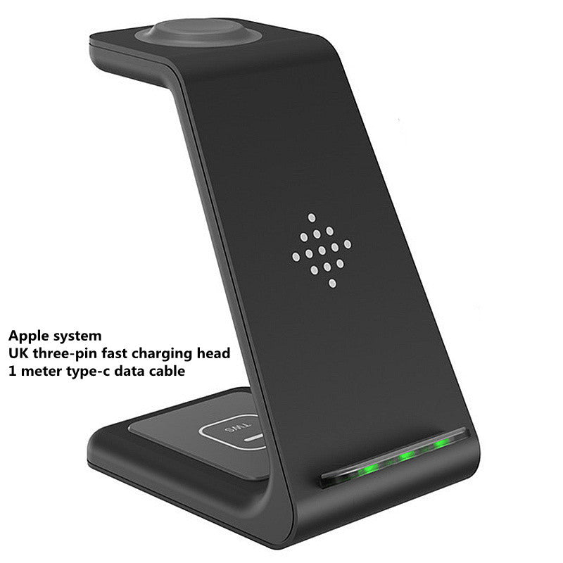 3 In 1 Fast Charging Station Wireless Charger Stand Wireless Quick Charge Dock For Phone Holder - 图片 15