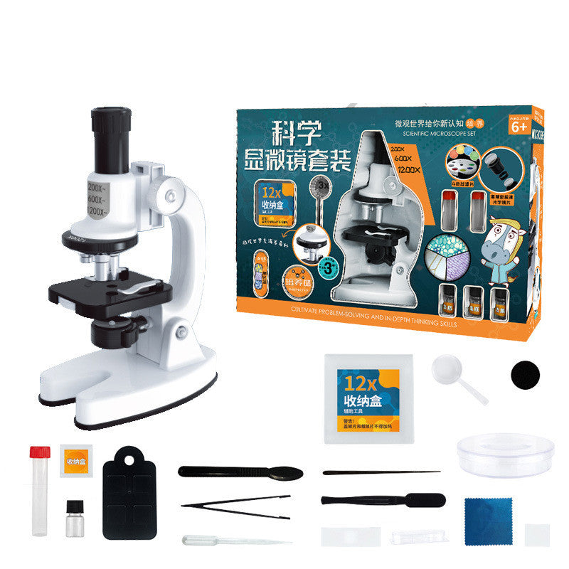 High Definition 1200x Microscope Toy Set Primary School Biological Science Experiment c083034a 0b6e 4f81 a720 3381e49c25d2