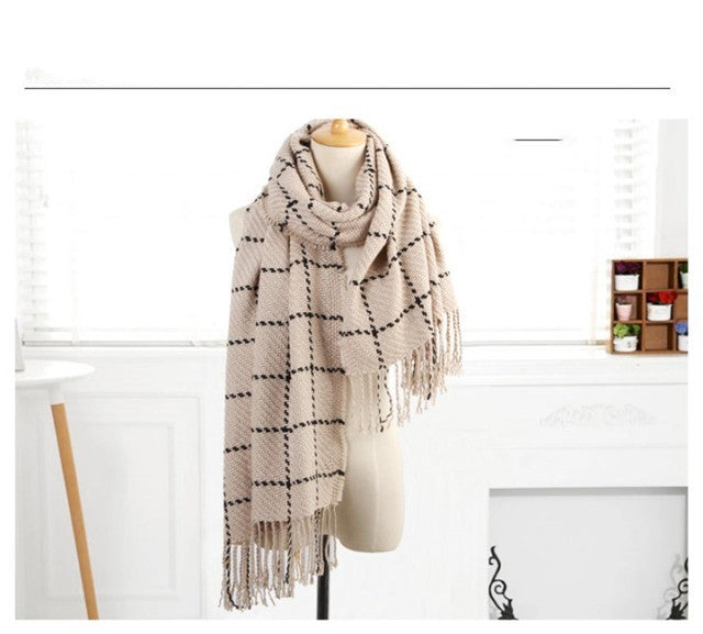 Thickened Men And Women Dual Purpose Scarf c192dc8a 306b 4cf0 b3ed bcbcc1dd5a47