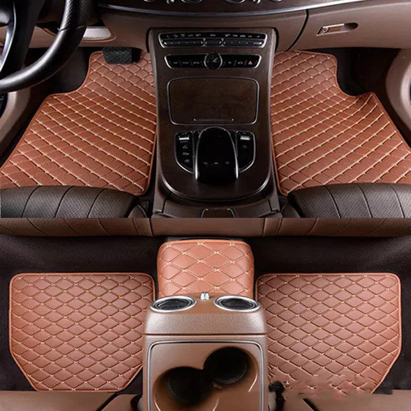 Universal Right Rudder Foot Pad Leather Quilted Embroidered Full Surround c2bbbd6e 3c55 4075 9101 8ba69d27552d
