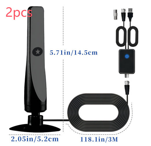 HDTV Vertical Suction Cup Ground Wave Digital TV Antenna High-definition DVB-T2 c35387e5 f15e 4cef a34a 11f2cc689714