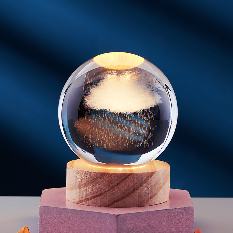 Crystal Ball 3D Inner Carved Solar System Glowing Night Lights Warm Bedside Light Festival And Kid Gift Night Lamp c3694840 2
